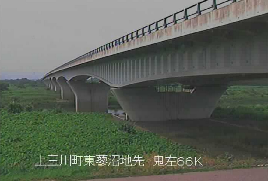 鬼怒川鬼怒川橋北関東自動車道ライブカメラ(栃木県上三川町東蓼沼)