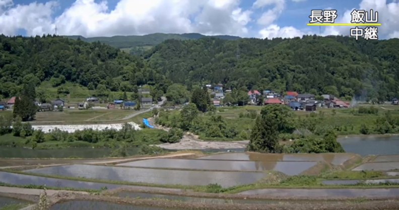 【期間限定】NHK長野土砂崩れライブカメラ(長野県飯山市照岡)