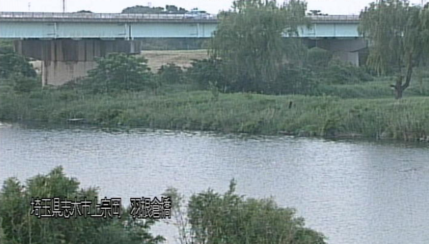 荒川羽根倉橋ライブカメラ(埼玉県志木市上宗岡)