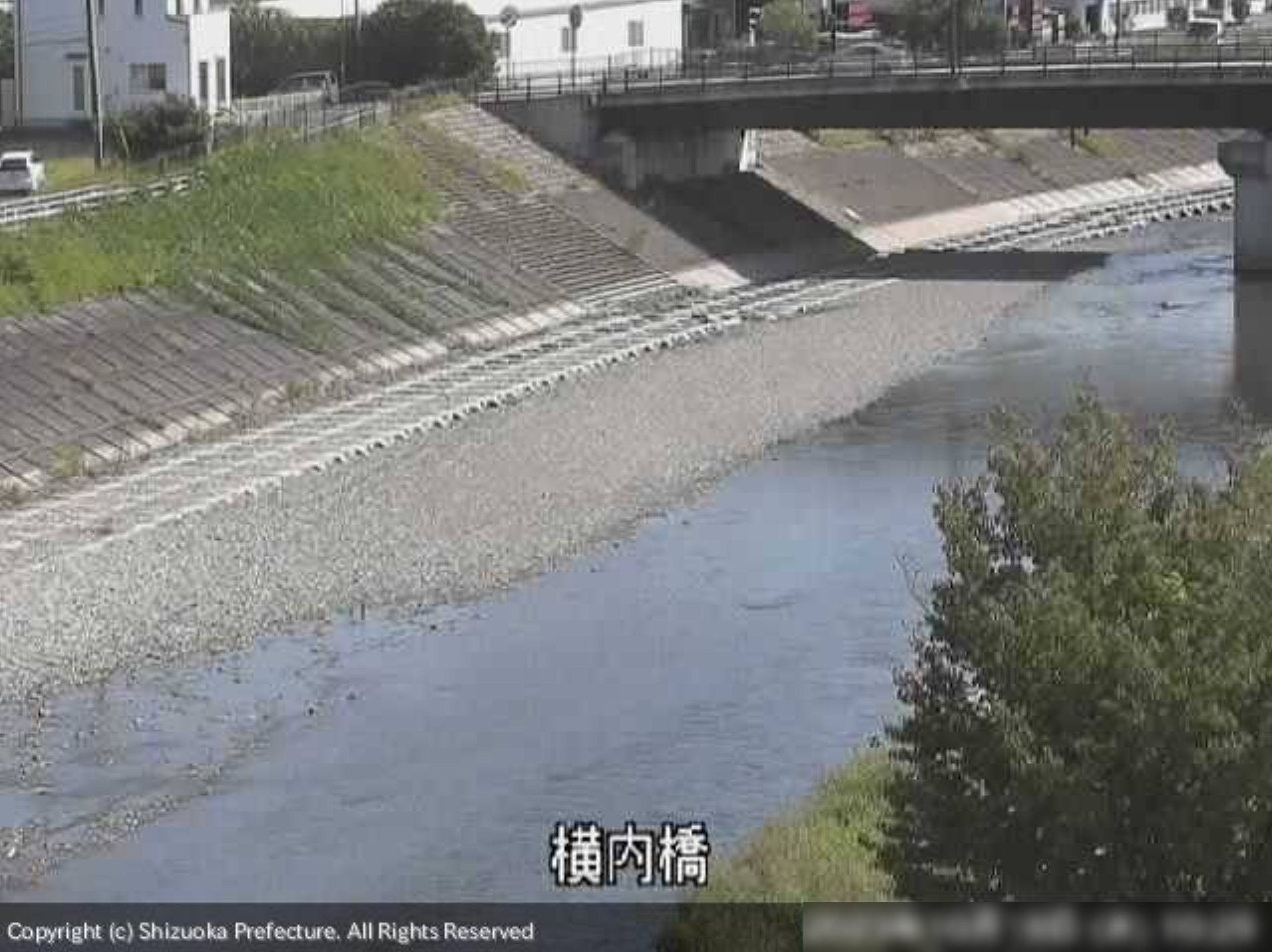 朝比奈川横内橋ライブカメラ(静岡県藤枝市横内)