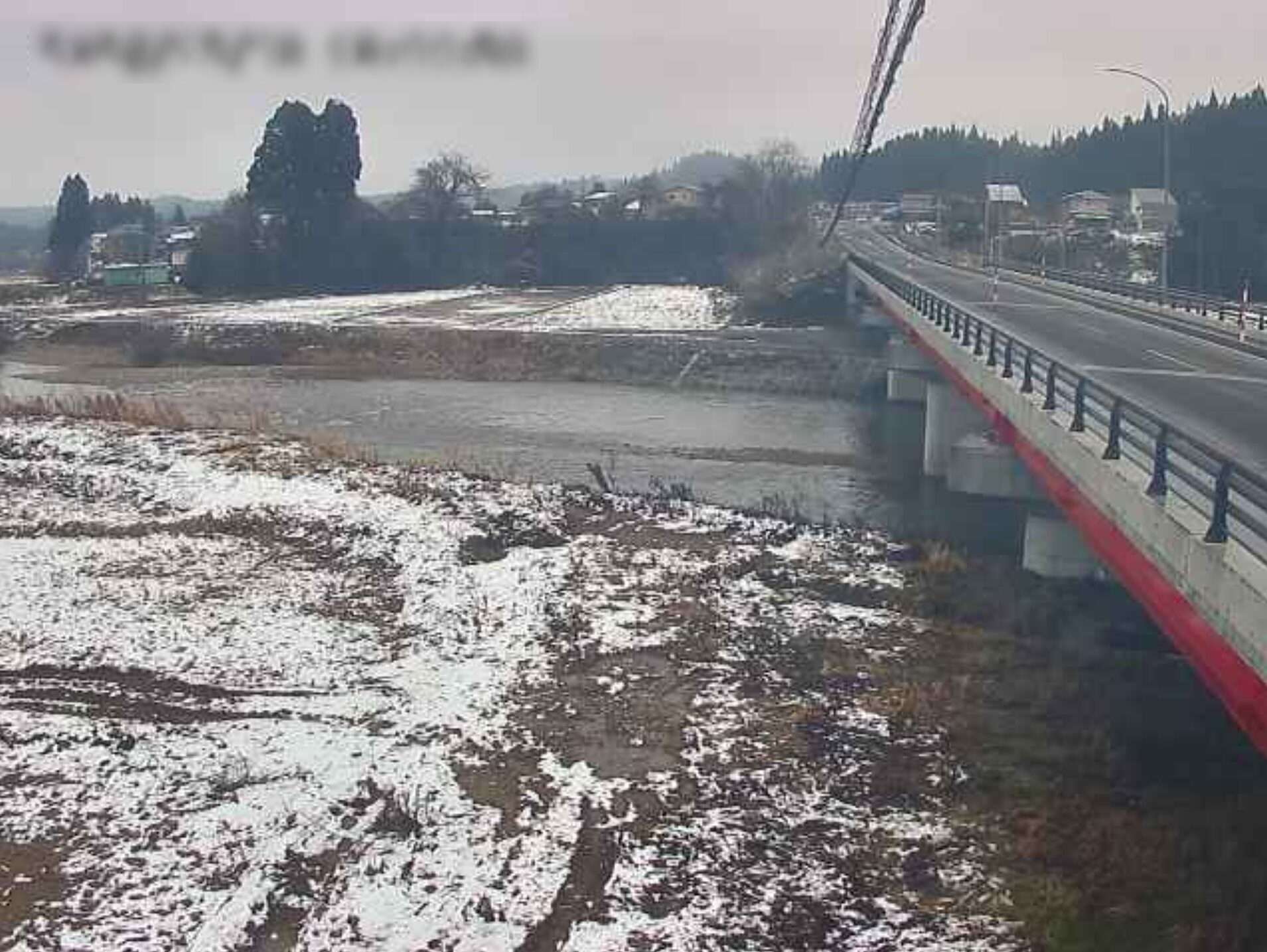 小阿仁川新羽立橋ライブカメラ(秋田県上小阿仁村堂川)