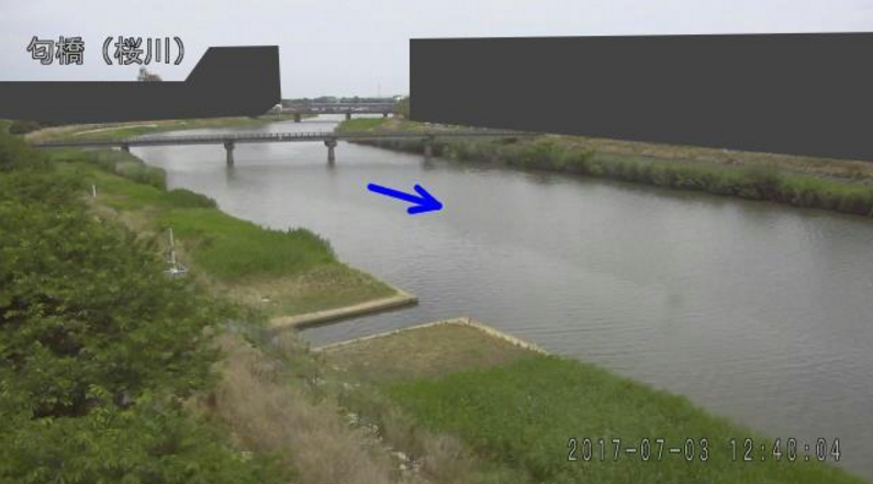 桜川匂橋ライブカメラ(茨城県土浦市桜町)