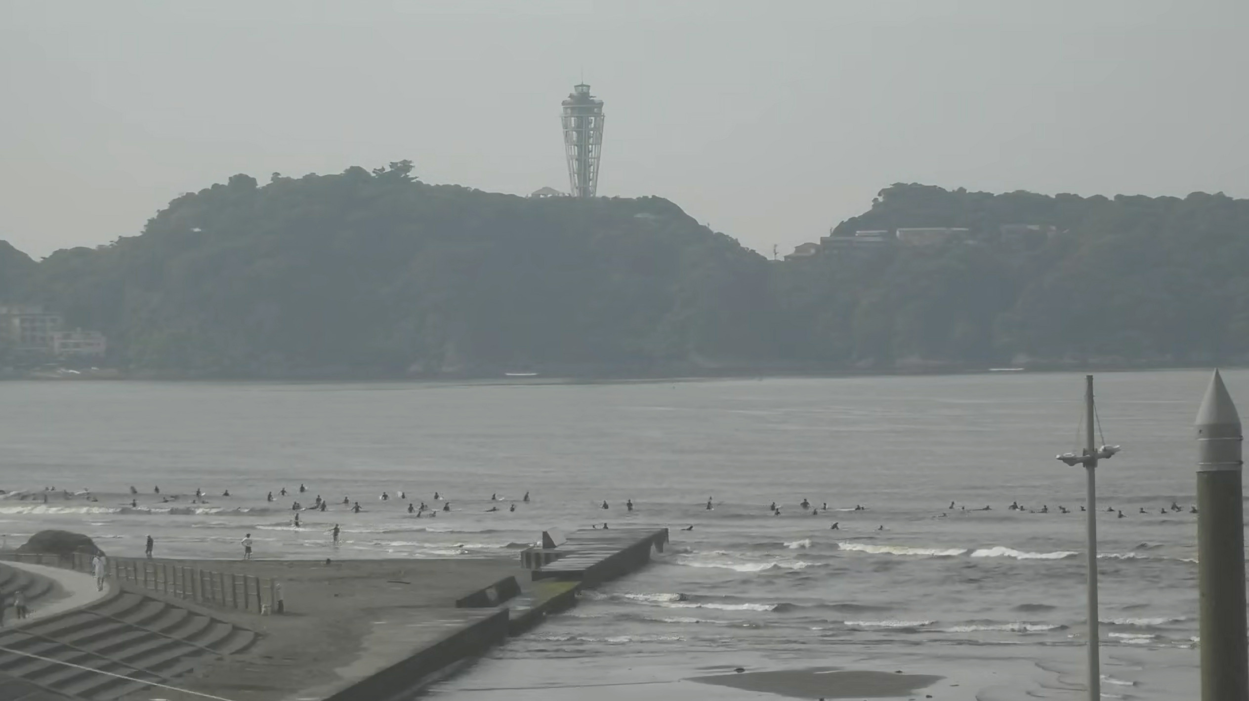波通鵠沼海岸ライブカメラ(神奈川県藤沢市鵠沼海岸)