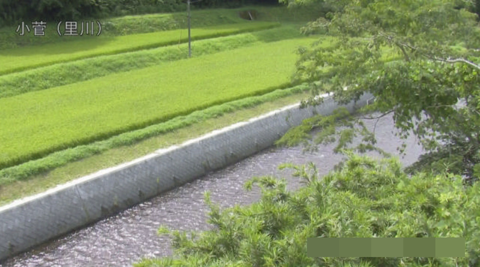 里川小菅ライブカメラ(茨城県常陸太田市小菅町)