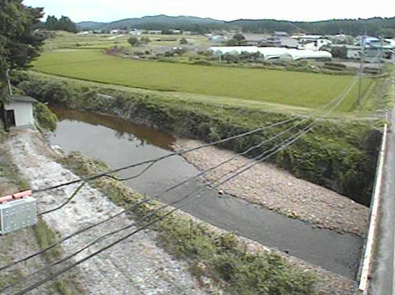 三種川中野橋ライブカメラ(秋田県三種町下岩川)