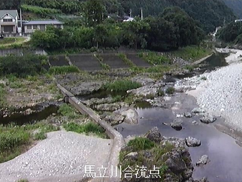 銅山川馬立川合流点ライブカメラ(愛媛県四国中央市新宮町)