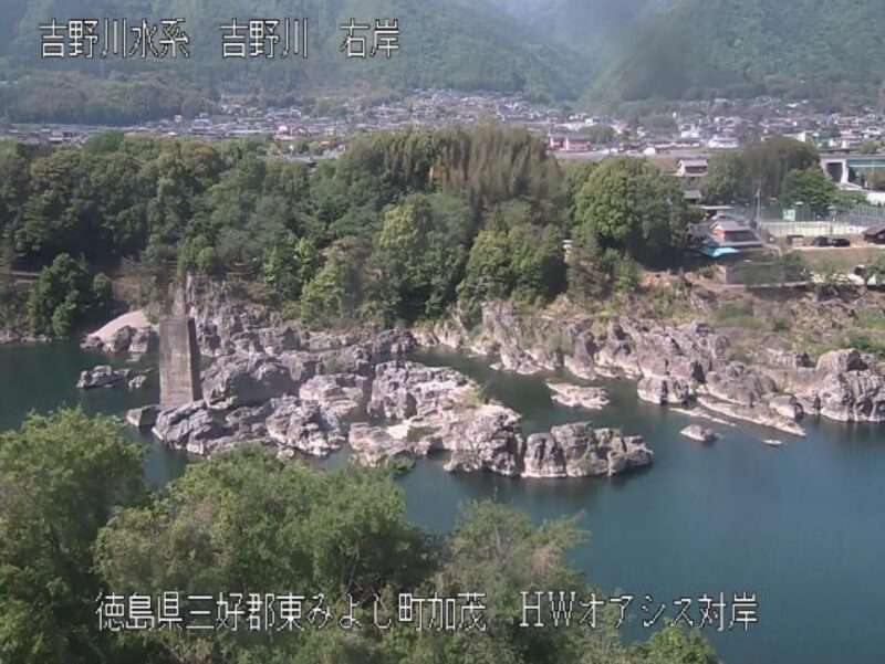 吉野川ハイウェイオアシス対岸ライブカメラ(徳島県東みよし町足代)
