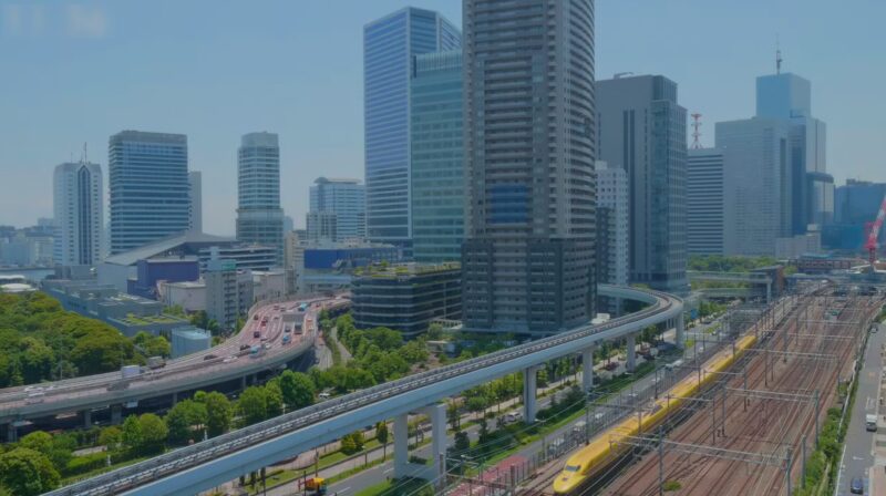 汐留付近鉄道ライブカメラ(東京都港区東新橋)