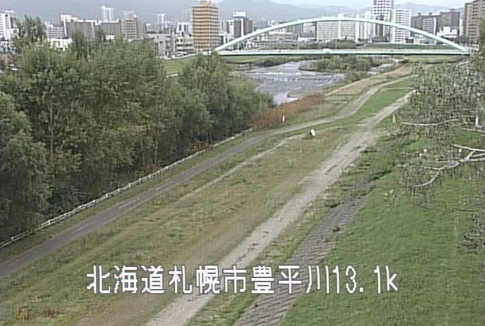 豊平川東橋ライブカメラ(北海道札幌市中央区)
