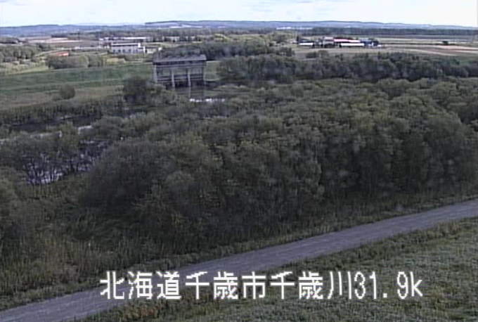 千歳川大学樋門ライブカメラ(北海道千歳市釜加)