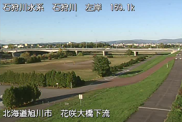 石狩川花咲大橋下流ライブカメラ