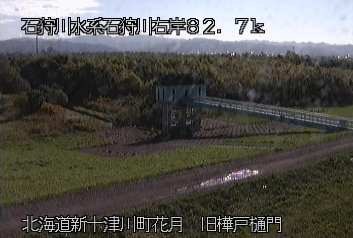 石狩川旧樺戸樋門ライブカメラ(北海道新十津川町花月)