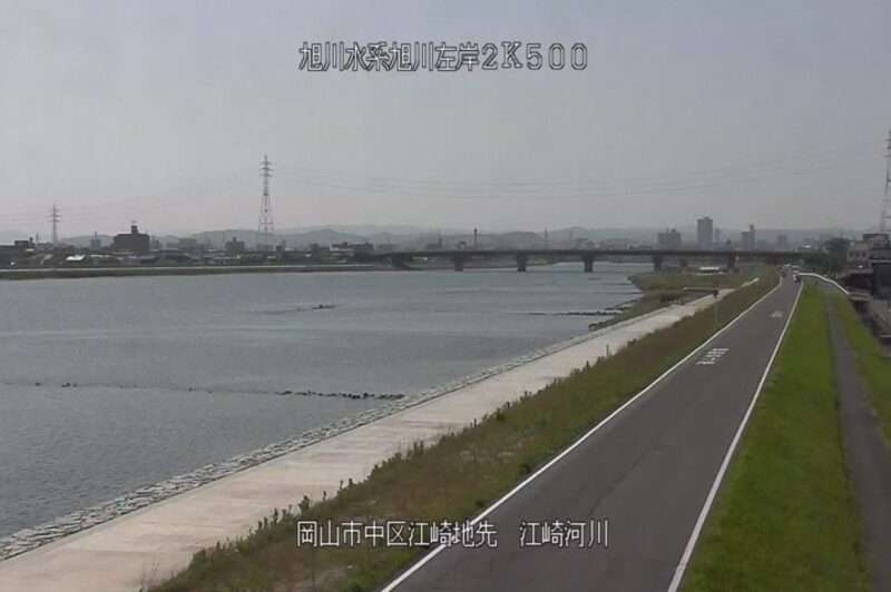 旭川江崎ライブカメラ(岡山県岡山市中区)