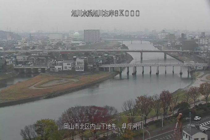 旭川岡山県庁ライブカメラ(岡山県岡山市北区)