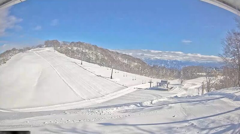 ひだ流葉スキー場山頂ライブカメラ(岐阜県飛騨市神岡町)