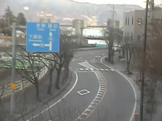 LCV長野県道16号岡谷茅野線釜口橋ライブカメラ(長野県岡谷市湊)