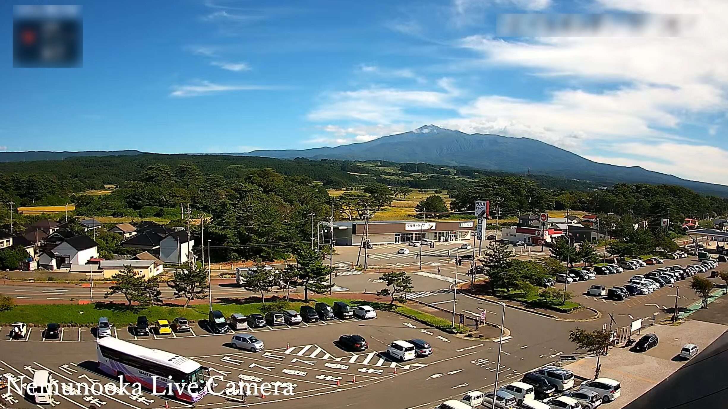 道の駅象潟ねむの丘ライブカメラ(秋田県にかほ市象潟町)