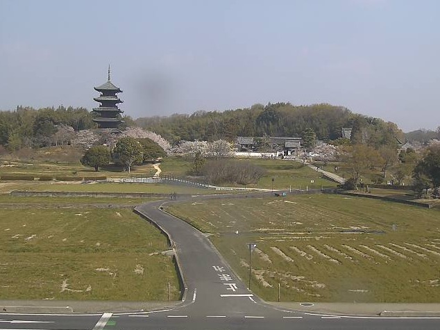 備中国分寺五重塔ライブカメラ(岡山県総社市上林)