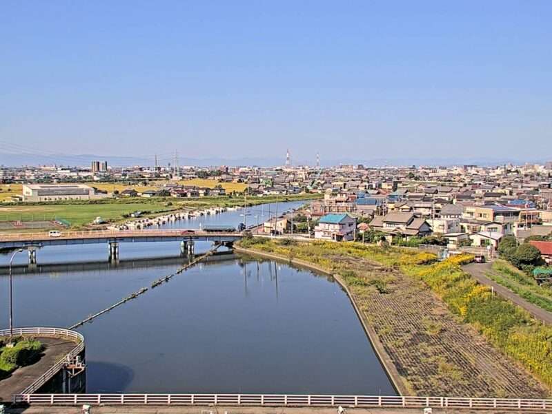 蟹江川蟹江ライブカメラ(愛知県蟹江町蟹江本町)