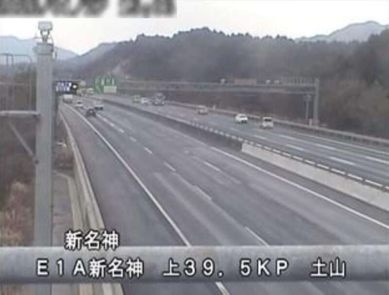 新名神高速道路甲賀土山インターチェンジ第1ライブカメラ(滋賀県甲賀市土山町南土山)