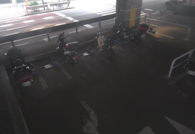海岸二丁目オートバイ専用駐車場ライブカメラ(東京都港区海岸)
