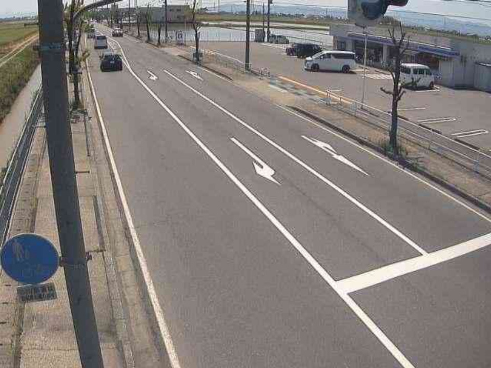福井県道29号福井金津線下関交差点ライブカメラ(福井県坂井市坂井町下関)