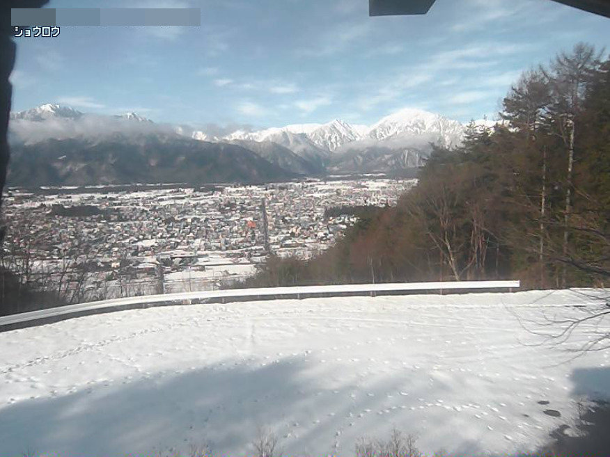 霊松寺大町市内北アルプスライブカメラ(長野県大町市大町)