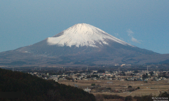 ずっと富士山小山町ライブカメラ(静岡県小山町竹之下)