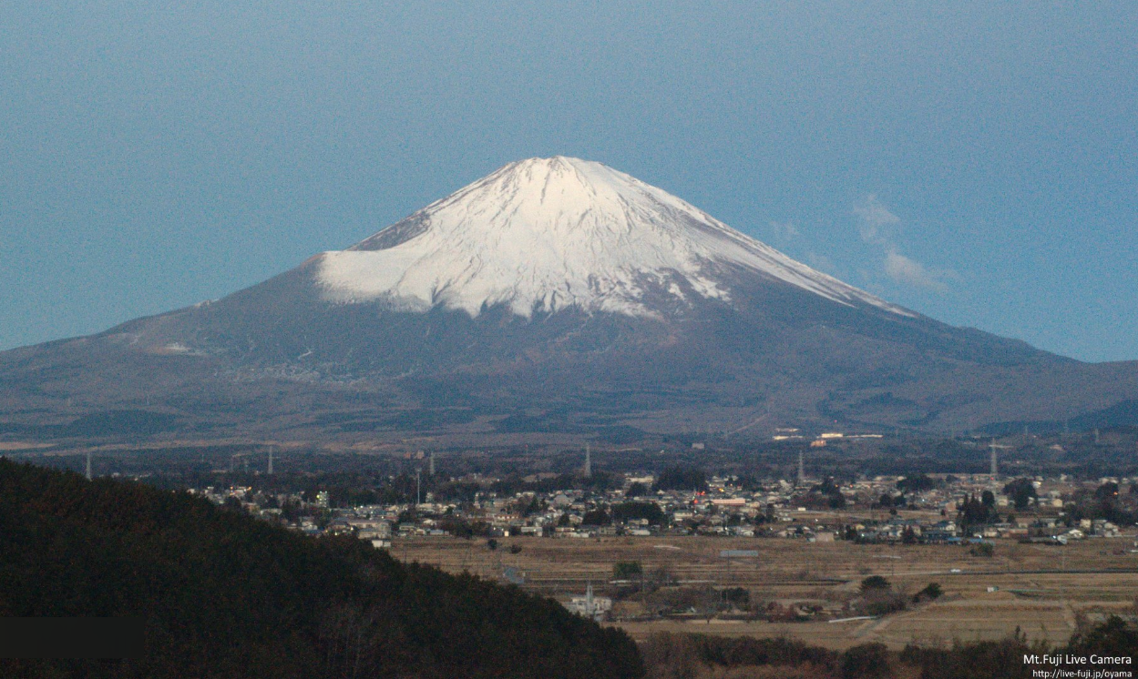ずっと富士山小山町ライブカメラ(静岡県小山町竹之下)