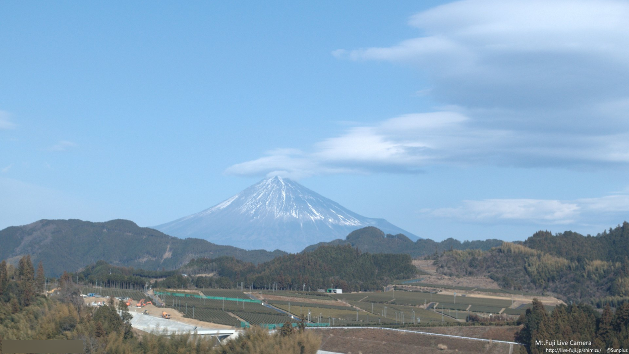 ずっと富士山清水区吉原ライブカメラ(静岡県静岡市清水区)