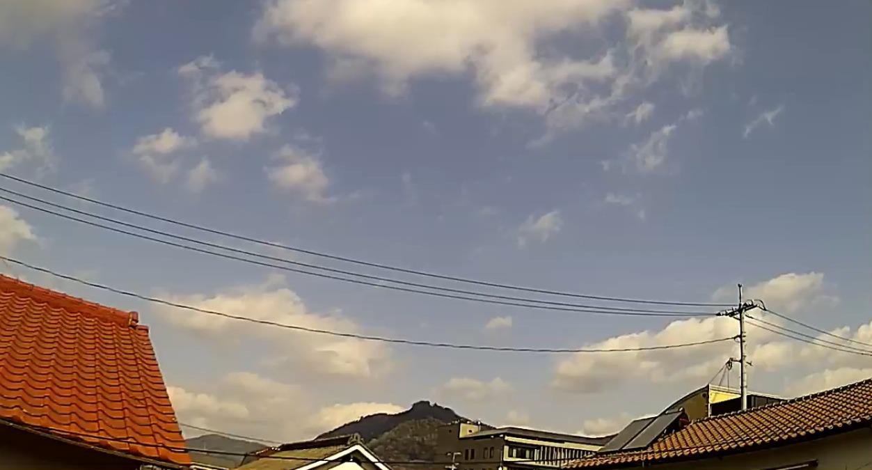 高梁市上空天気ライブカメラ(岡山県高梁市)