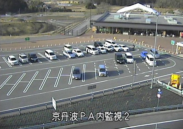 京丹波パーキングエリア宮津向き京都縦貫自動車道ライブカメラ(京都府京丹波町曽根)