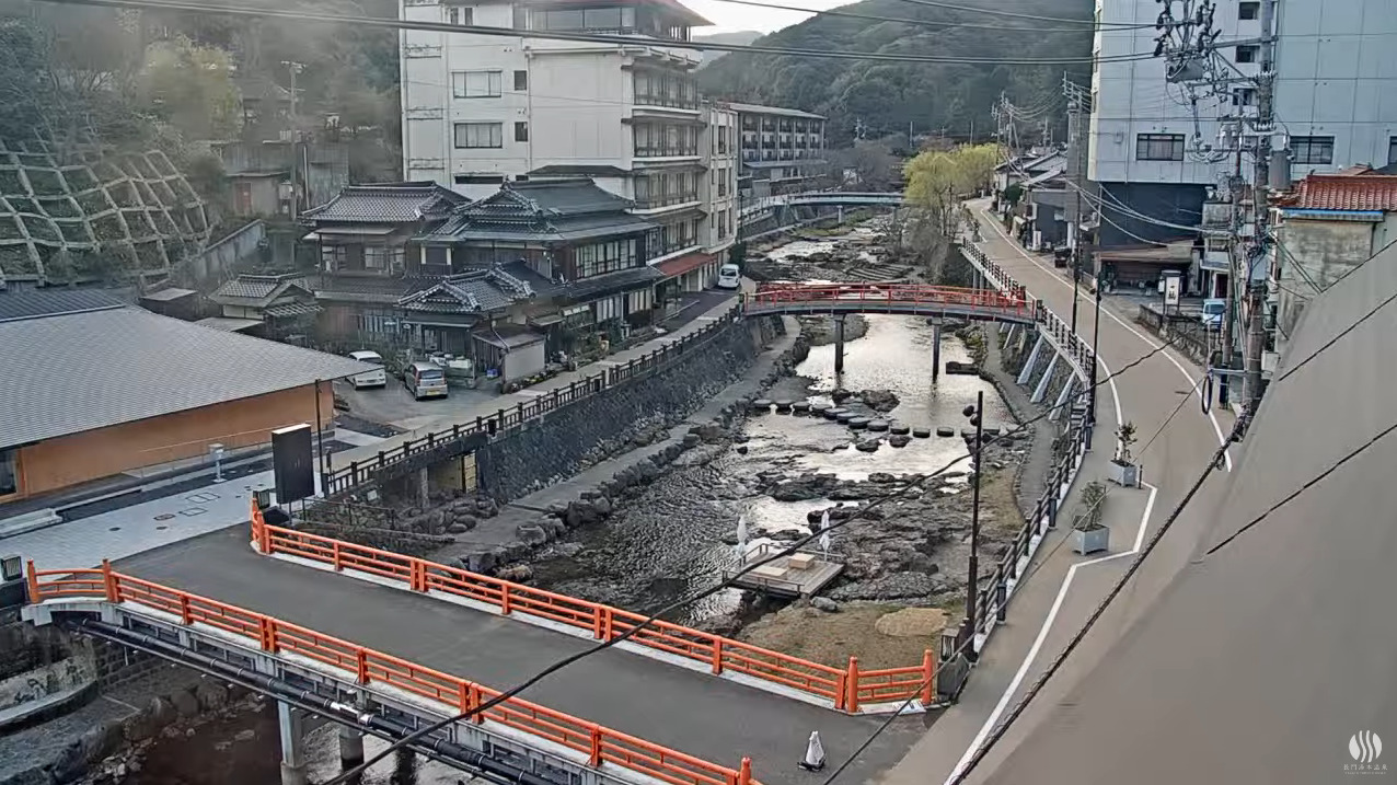 長門湯本温泉恩湯ライブカメラ(山口県長門市深川湯本)