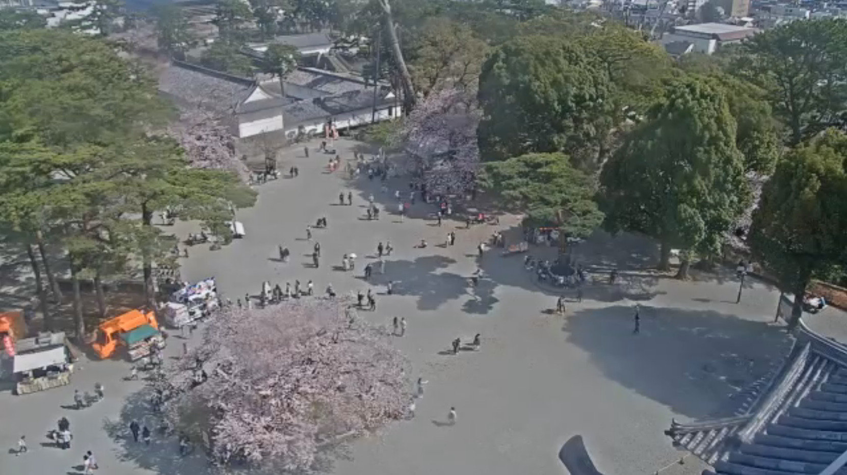 小田原城天守閣ライブカメラ(神奈川県小田原市城内)