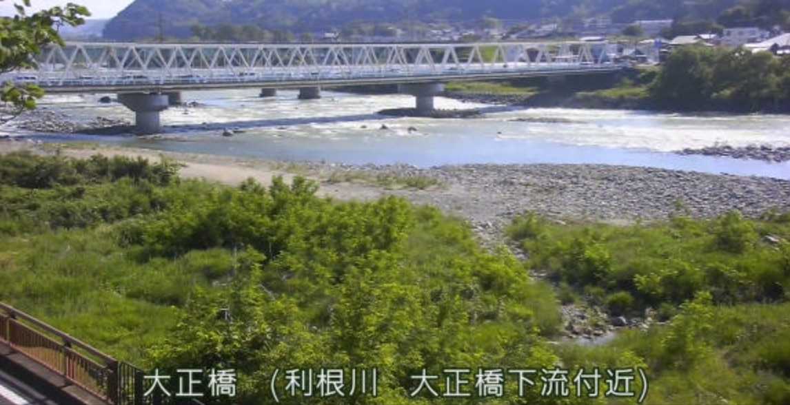 利根川大正橋ライブカメラ(群馬県渋川市渋川)