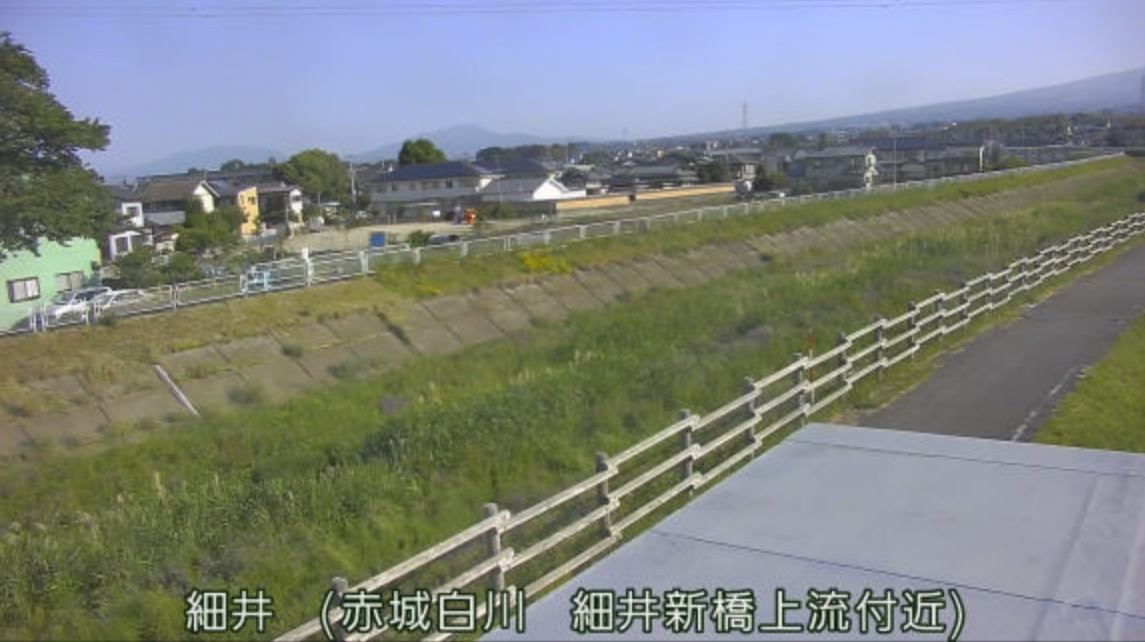 赤城白川細井ライブカメラ(群馬県前橋市下細井町)