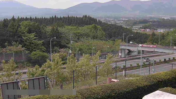 あしがら温泉東名足柄バス停ライブカメラ(静岡県小山町竹之下)