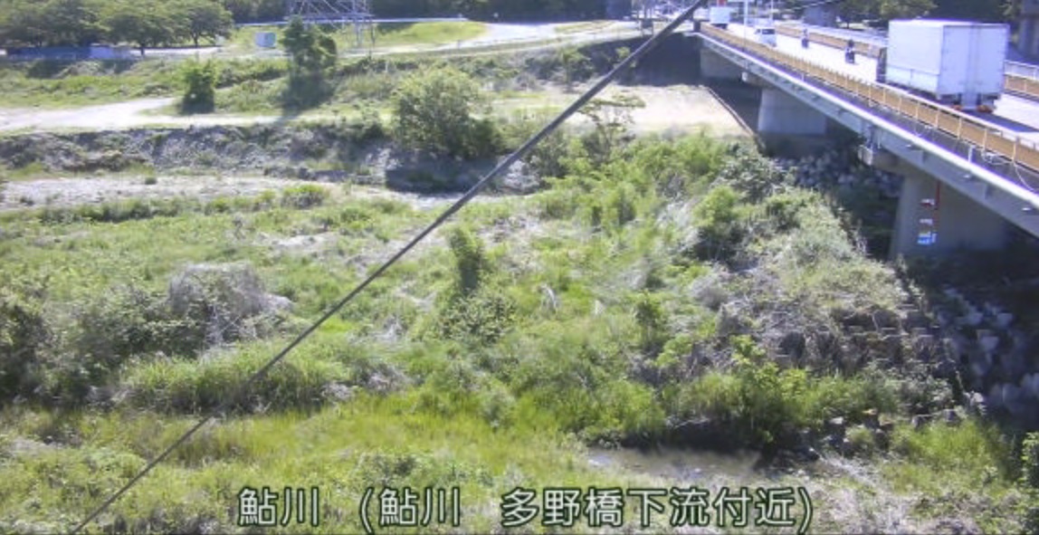 鮎川鮎川水位観測所ライブカメラ(群馬県藤岡市白石)