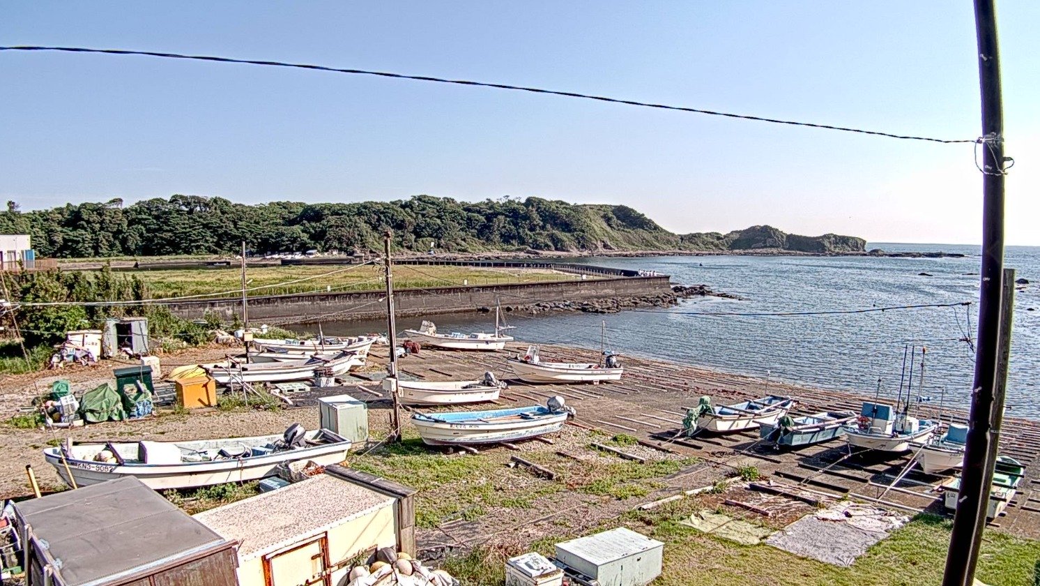 三浦海岸相模灘ライブカメラ(神奈川県三浦市初声町和田)