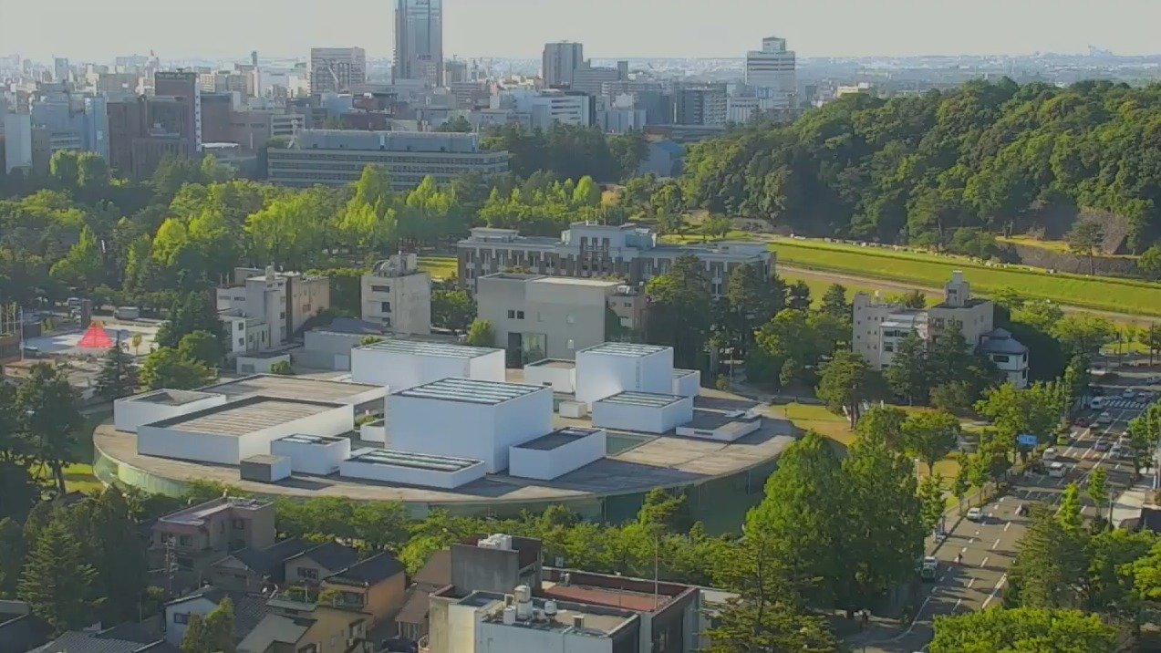 MRO北陸放送災害情報ライブカメラ(石川県金沢市本多町)