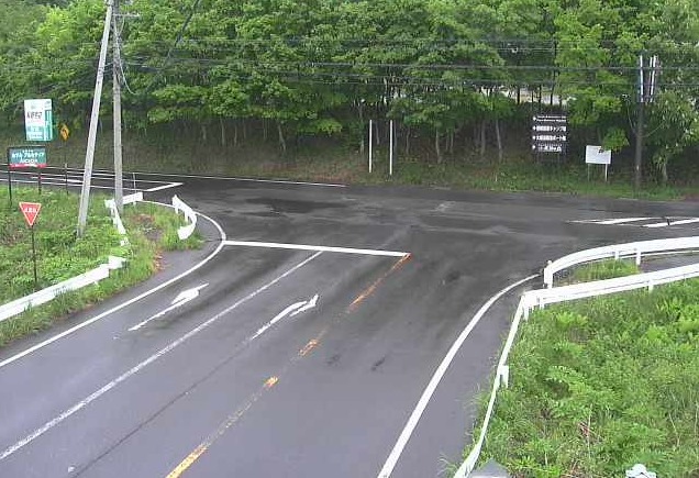 長野県道404号栃原北郷信濃線飯綱原ライブカメラ(長野県長野市門沢)