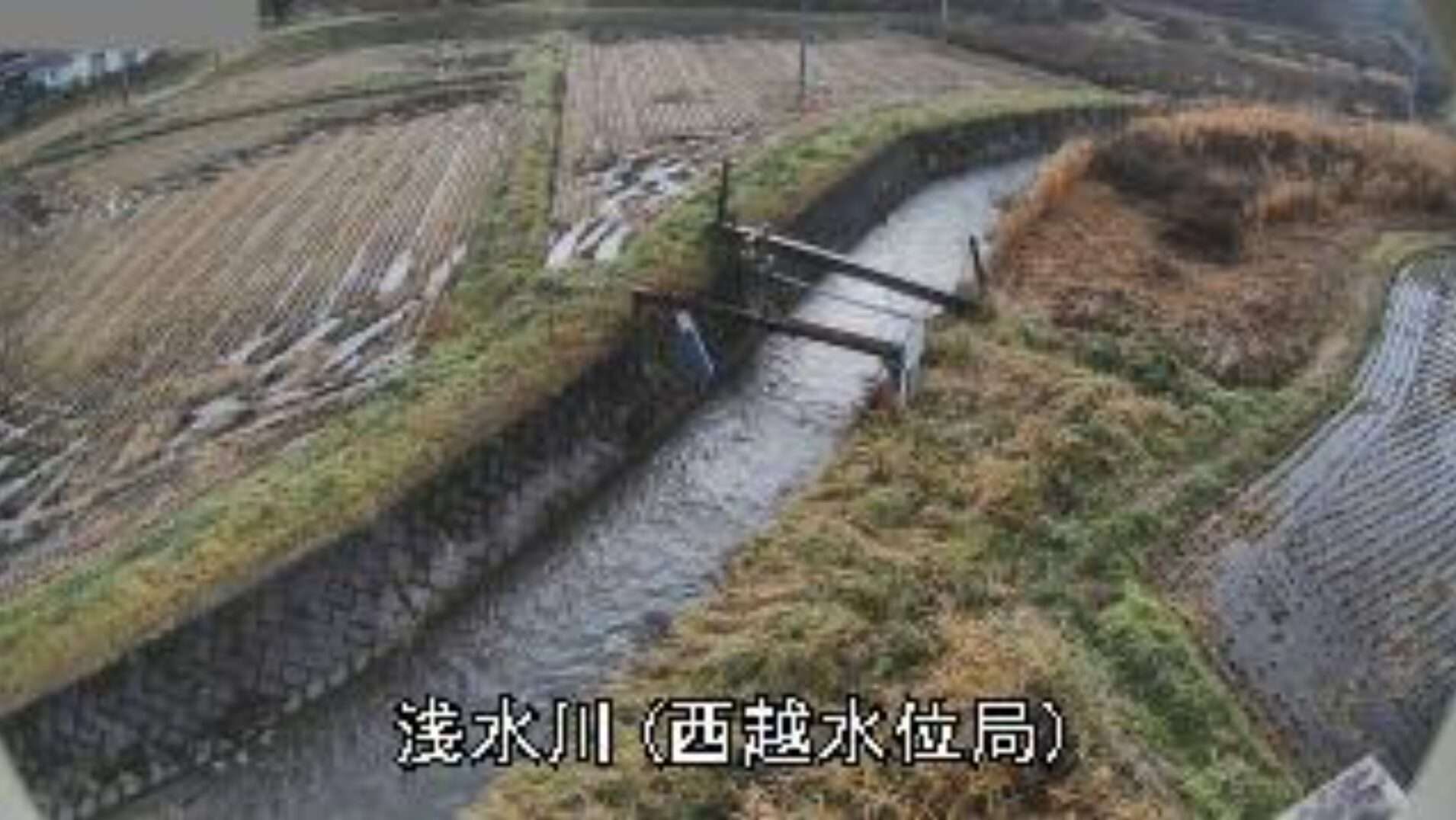 浅水川西越水位局ライブカメラ(青森県新郷村西越)