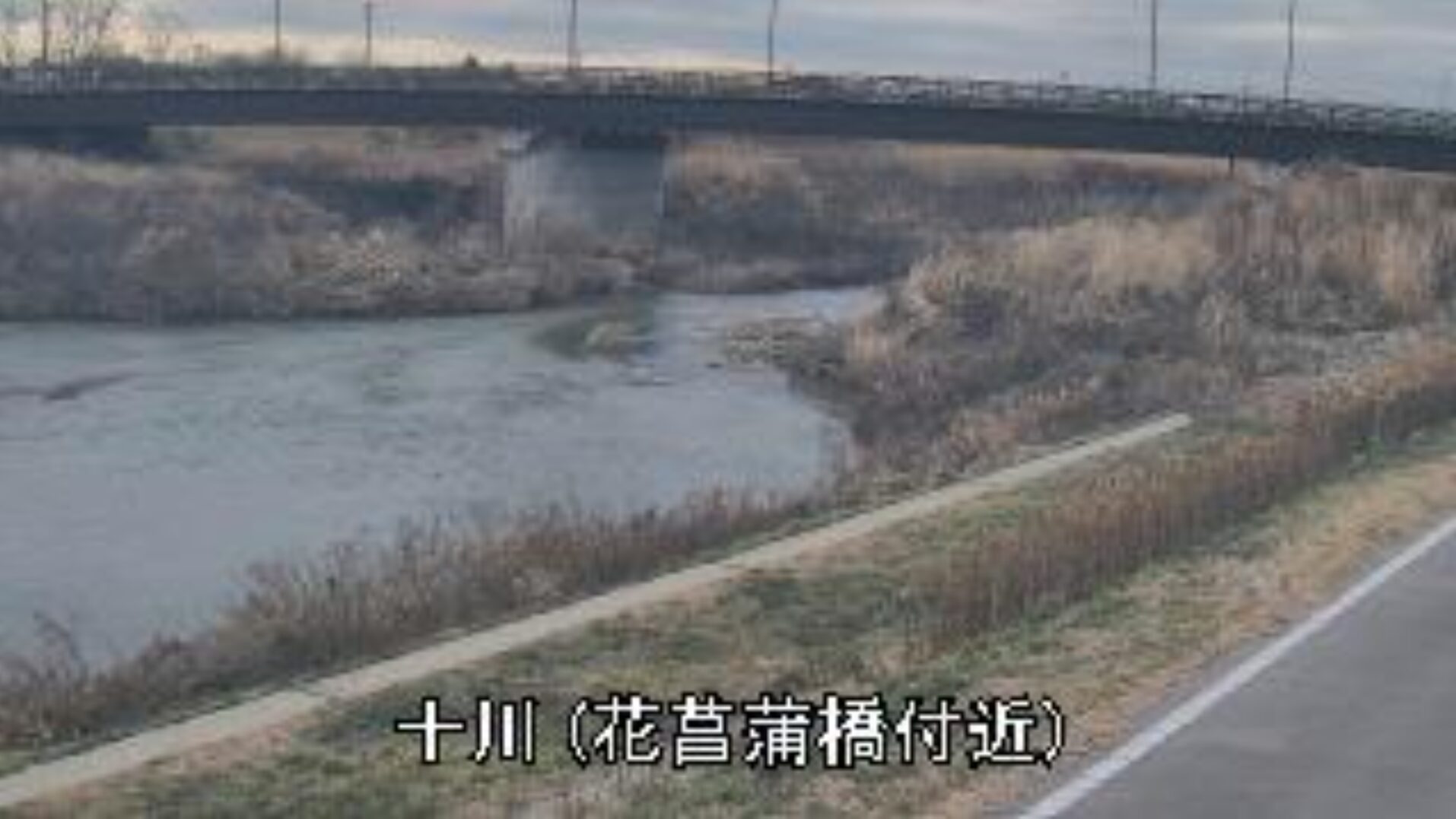 十川花菖蒲橋ライブカメラ(青森県五所川原市姥萢)