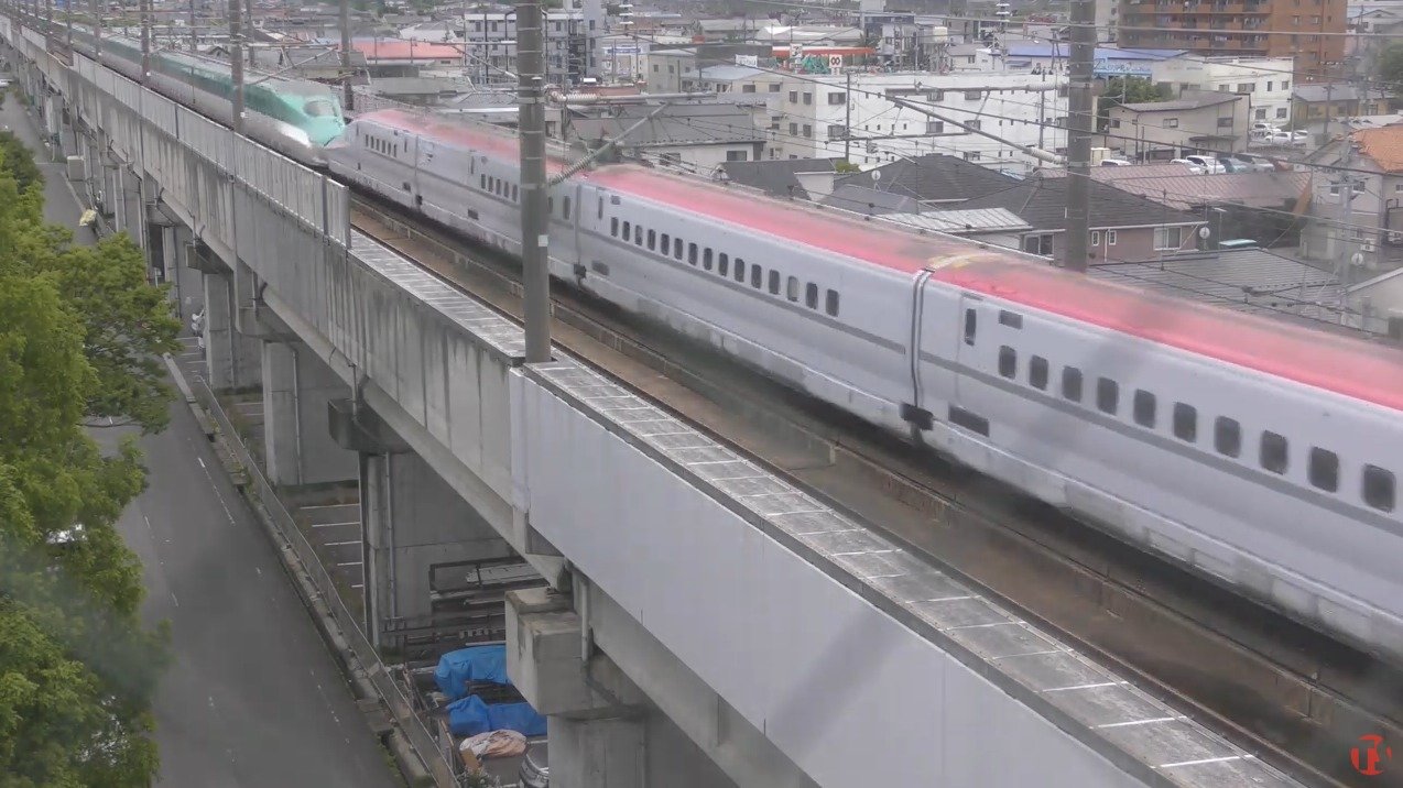 郡山市新幹線東京方面ライブカメラ(福島県郡山市安積町日出山)