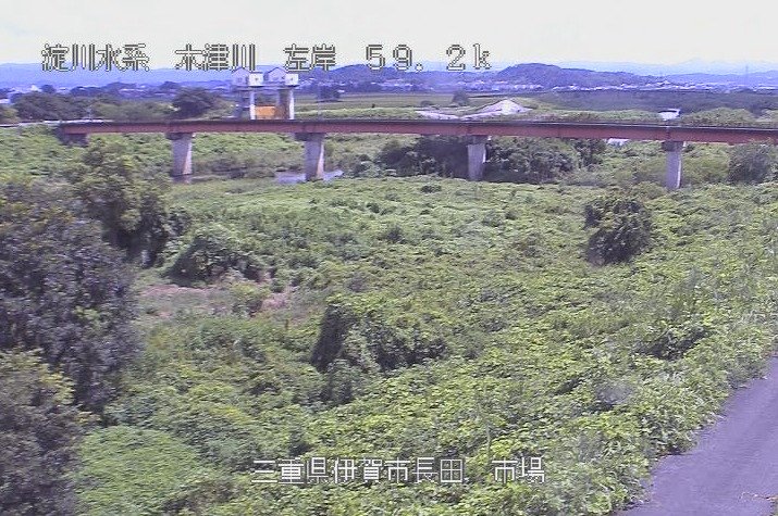 木津川市場ライブカメラ(三重県伊賀市長田)