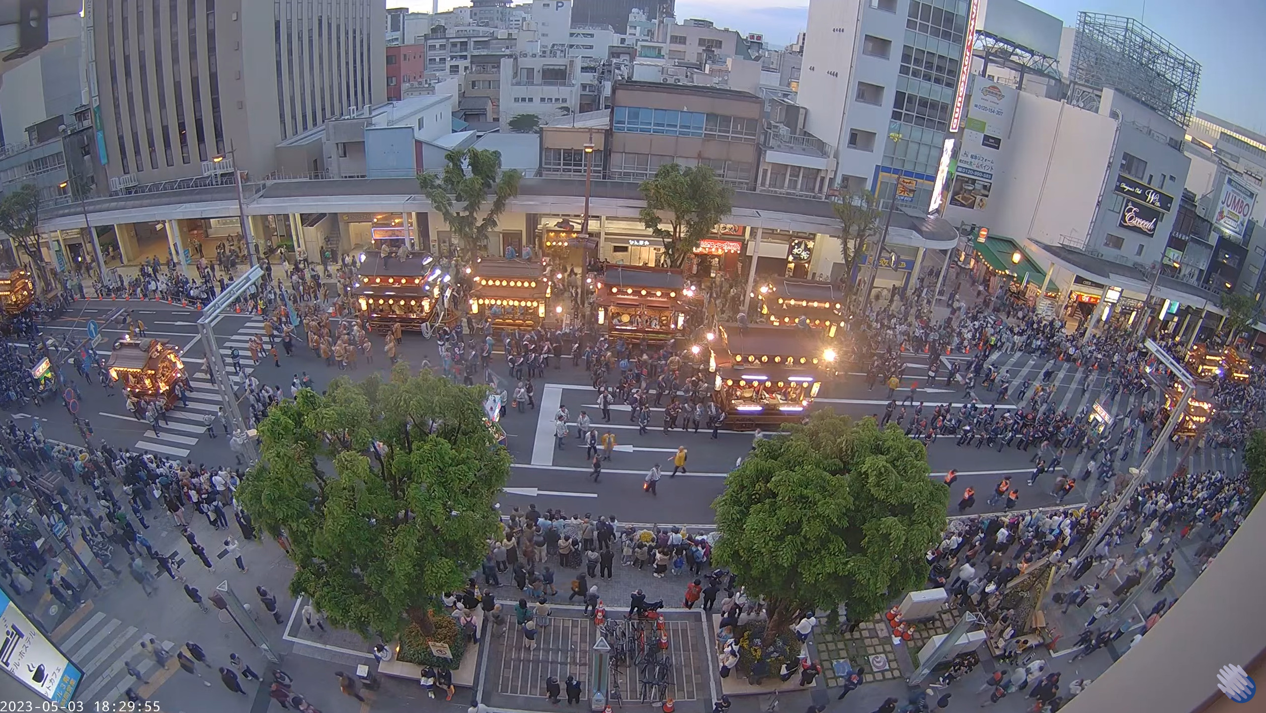 ザザシティ浜松ライブカメラ(静岡県浜松市中区)