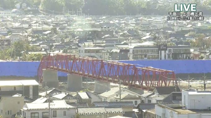 UCV千曲川ライブカメラ(長野県上田市天神)
