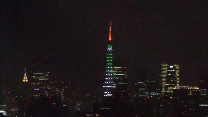 ちんあな東京タワーライブカメラ(東京都港区台場)