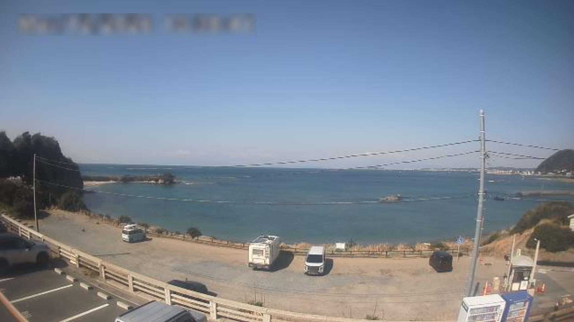 長者ヶ崎駐車場ライブカメラ(神奈川県葉山町下山口)