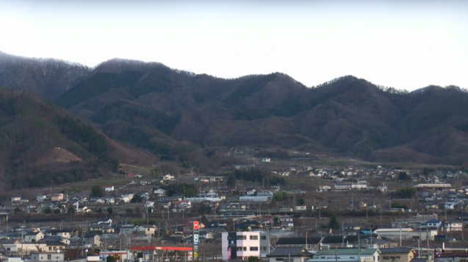 笛吹市役所一宮支所一宮南小学校方面ライブカメラ(山梨県笛吹市石和町市部)